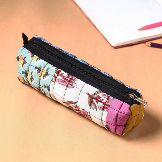Handcrafted Quilted Patchwork Multipurpose Pencil Pouch 87