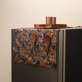 Handmade Fridge Top Cover with Multiple Pockets 02