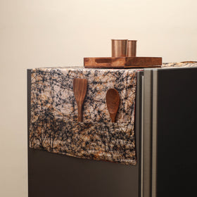 Handmade Fridge Top Cover with Multiple Pockets 03