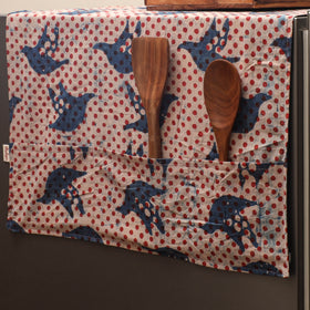 Handmade Fridge Top Cover with Multiple Pockets 04