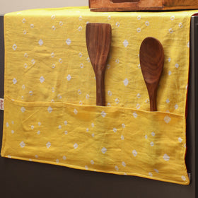 Handmade Fridge Top Cover with Multiple Pockets 08