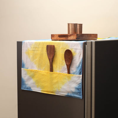 Handmade Fridge Top Cover with Multiple Pockets 09