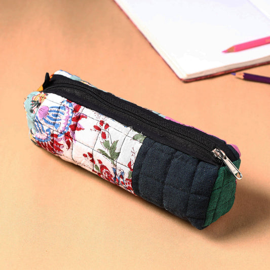 Handcrafted Quilted Patchwork Multipurpose Pencil Pouch 90