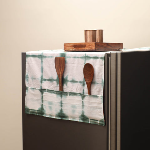 Handmade Fridge Top Cover with Multiple Pockets 14