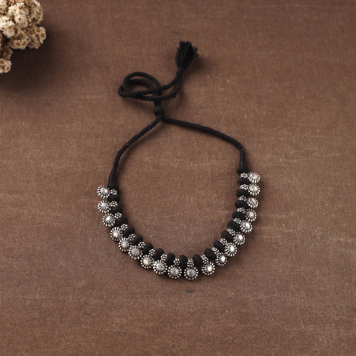 Patwa Threadwork Choker Necklace by Kailash Patwa 52