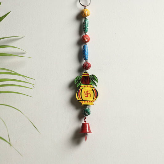 Banaras Handpainted Wooden & Terracotta Beads Decorative Hanging