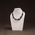 Patwa Threadwork Blue Pottery Beaded Necklace by Kailash Patwa 16