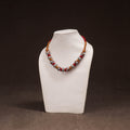 Patwa Threadwork Blue Pottery Beaded Necklace by Kailash Patwa 22