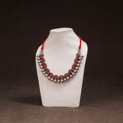 Patwa Threadwork Choker Necklace by Kailash Patwa 38