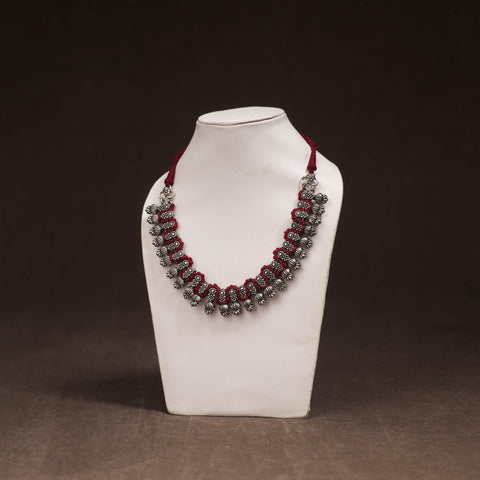 Patwa Threadwork Choker Necklace by Kailash Patwa 41