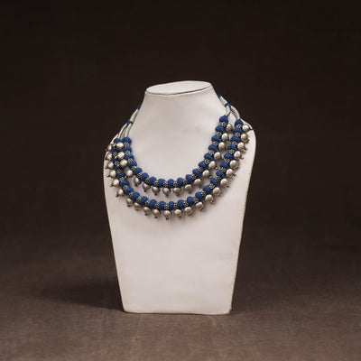 Patwa Threadwork Beaded Double Layered Necklace by Kailash Patwa 47