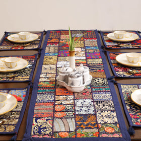 Khambadiya Patchwork Table Runner Set (Set of 7) 04
