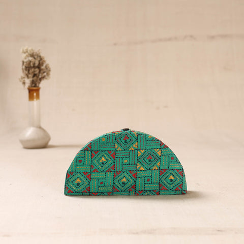 Bengal Kantha Work Handcrafted Jewellery Box 03