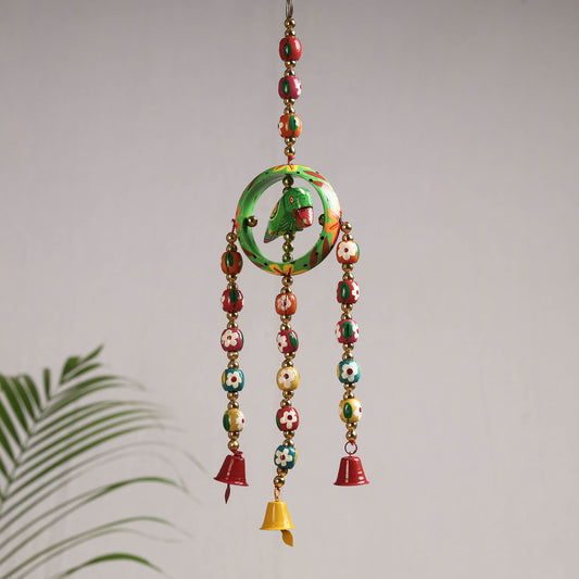 Banaras Handpainted Wooden & Beadwork Decorative Hanging