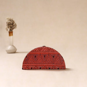 Red - Bengal Kantha Work Handcrafted Jewellery Box 06