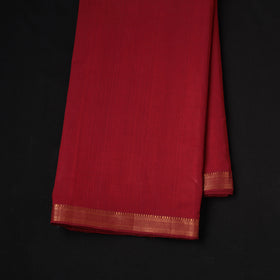 Handloom Mangalagiri Cotton Fabric with Nizam Zari Border 01