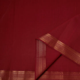 Handloom Mangalagiri Cotton Fabric with Nizam Zari Border 01