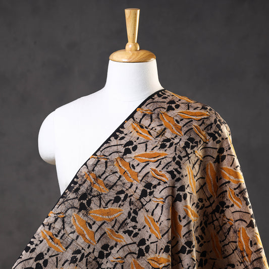 Beige - Hand Batik Printed Cotton Fabric