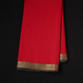 Handloom Mangalagiri Cotton Fabric with Nizam Zari Border 05