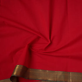 Handloom Mangalagiri Cotton Fabric with Nizam Zari Border 05