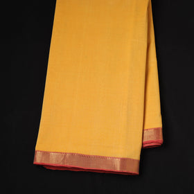 Handloom Mangalagiri Cotton Fabric with Nizam Zari Border 03