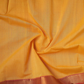 Handloom Mangalagiri Cotton Fabric with Nizam Zari Border 03