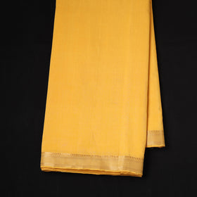Handloom Mangalagiri Cotton Fabric with Nizam Zari Border 02