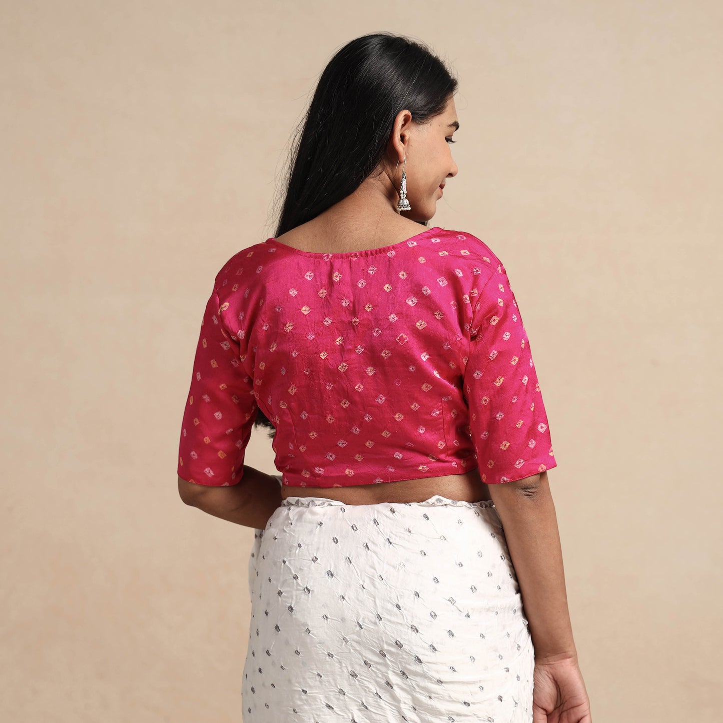 Bandhani Stitched Blouse
