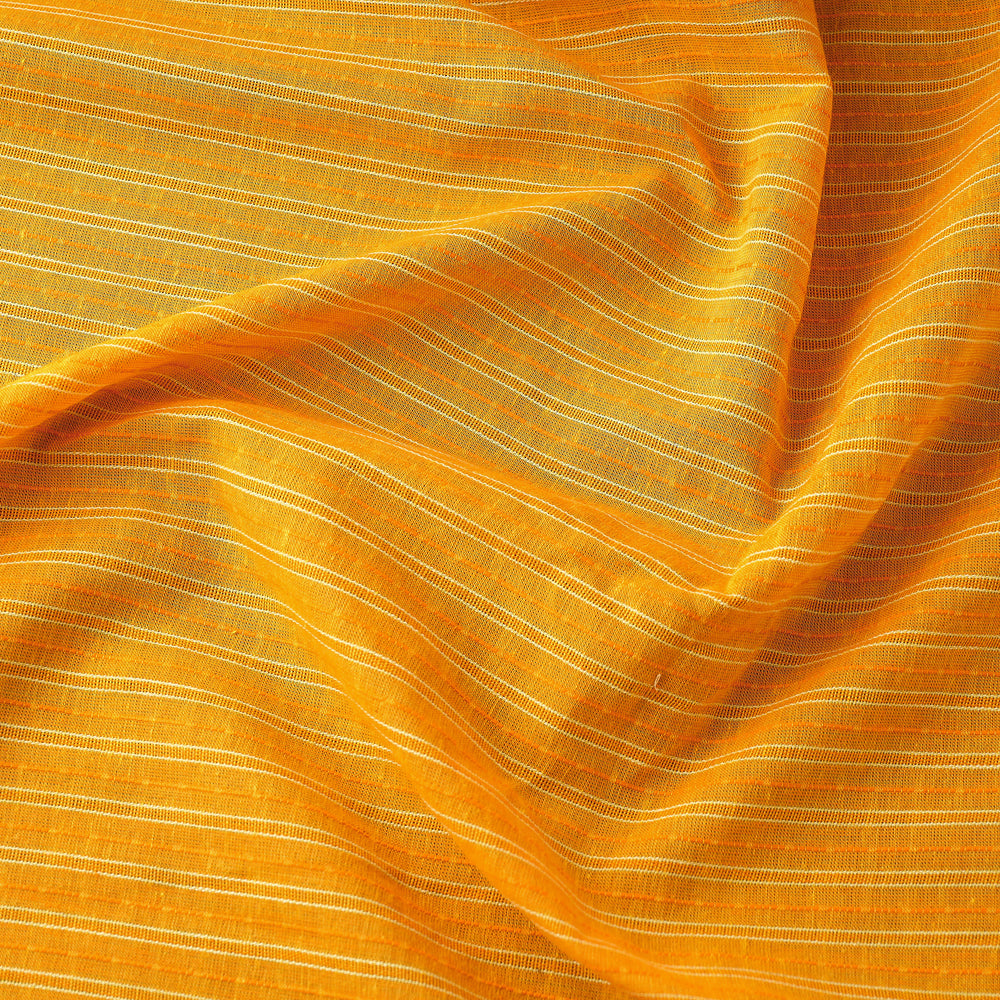 Yellow - Prewashed Cotton Jacquard Fabric 16