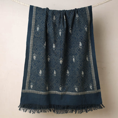 Block Printed Cotton Towel
