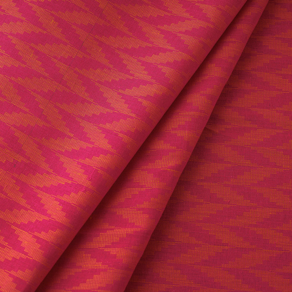 Pink - Prewashed Cotton Jacquard Fabric 09