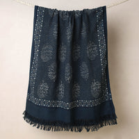 block printed towel 