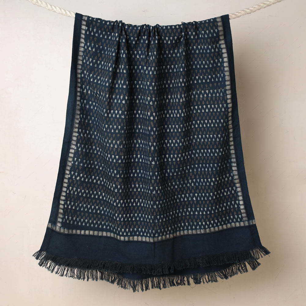 Block Printed Cotton Towel
