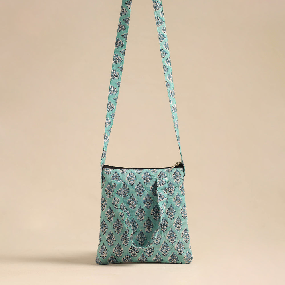 Quilted Cotton Handmade Sling Bag 09