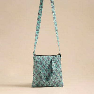 Quilted Cotton Handmade Sling Bag 09