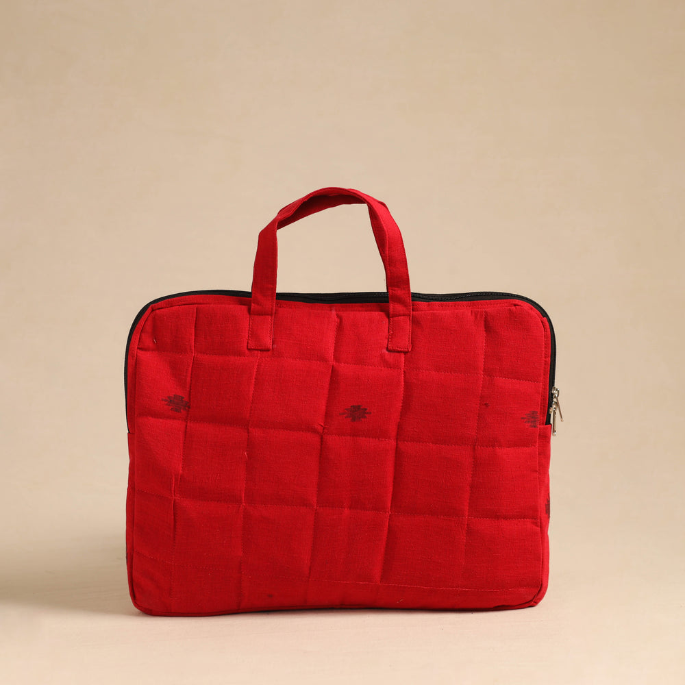 Handmade Quilted Cotton Laptop Bag 05