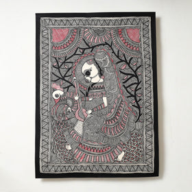  Handpainted Madhubani Painting by Hira Devi 