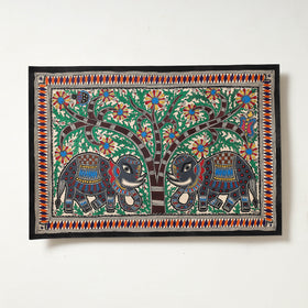 Handpainted Madhubani Painting by Hira Devi 