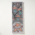 Handpainted Madhubani Painting by Hira Devi 