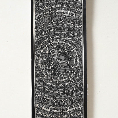 Handpainted Madhubani Painting by Hira Devi (22 x 7.5 )