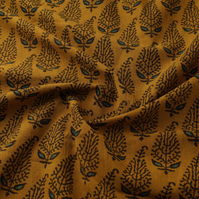 Kutch Hand Block Ajrakh Print Natural Dyed Cotton Fabric 03