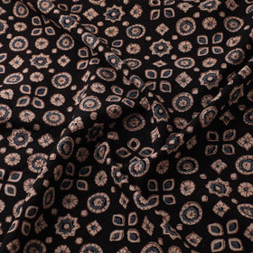 Kutch Hand Block Ajrakh Print Natural Dyed Cotton Fabric 07