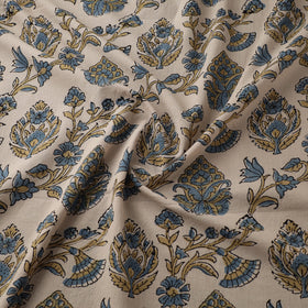 Kutch Hand Block Ajrakh Print Natural Dyed Cotton Fabric 09