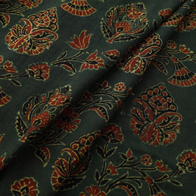 Kutch Hand Block Ajrakh Print Natural Dyed Cotton Fabric 10