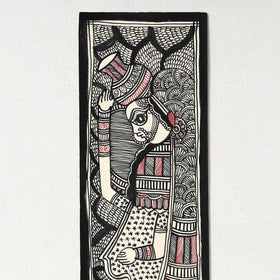 Handpainted Madhubani Painting by Hira Devi 