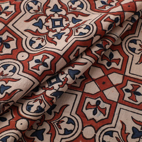 Kutch Hand Block Ajrakh Print Natural Dyed Cotton Fabric 15