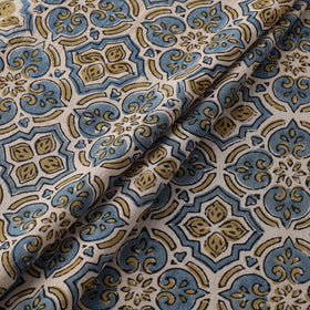 Kutch Hand Block Ajrakh Print Natural Dyed Cotton Fabric 16