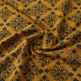 Kutch Hand Block Ajrakh Print Natural Dyed Cotton Fabric 17
