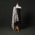 Jacquard Woven 2pc Cotton Unstitched Dress Material Kurta Set with Jewellery 05