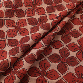 Kutch Hand Block Ajrakh Print Natural Dyed Cotton Fabric 19